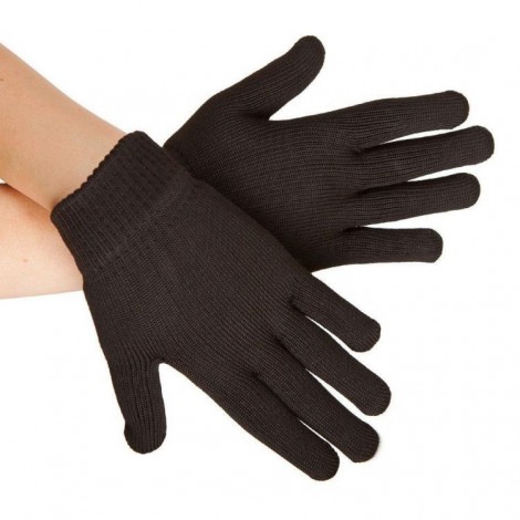 Перчатки с турмалином Черные, Haogang
