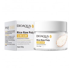 Осветляющий крем для лица с экстрактом риса, 50g, Bioaqua Rice Raw Pulp Cream