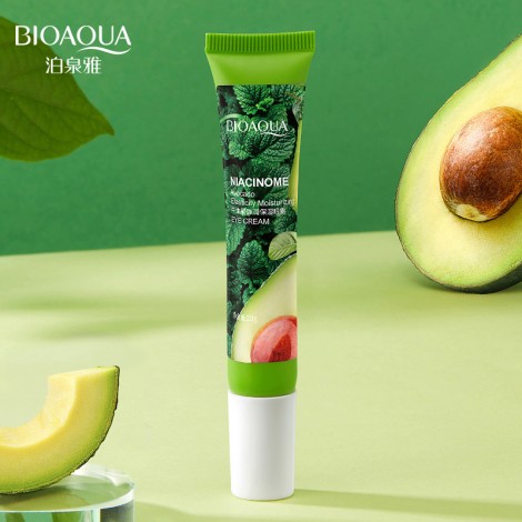 Увлажняющий восстанавливающий крем для кожи вокруг глаз с экстрактом авокадо, 20g, BIOAQUA Niacinome Avocado Eye Cream