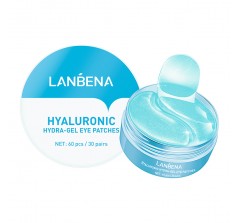 Патчи для глаз с гиалуроновой кислотой, 60шт, LANBENA Hydra-Gel Eye Patches