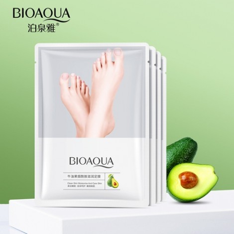 5 шт Маска для ног  авокадо Niacinamide Bioaqua